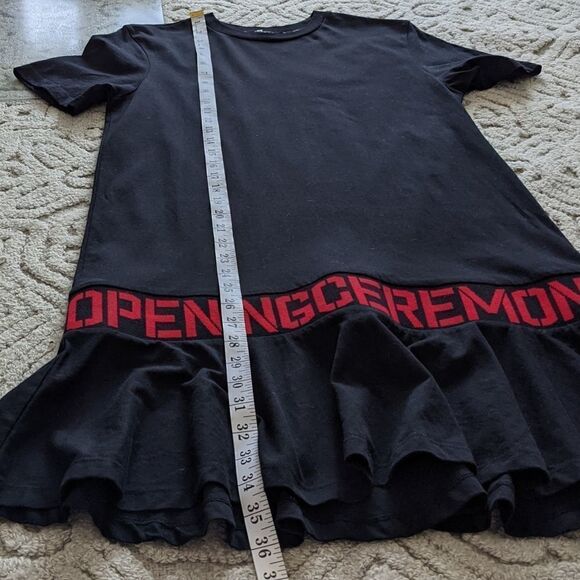 OPENING CEREMONY black t-shirt dress Small @P - Picture 11 of 12